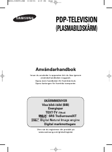 Bruksanvisning Samsung PS-42P7HD Plasma TV
