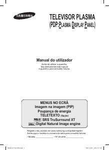 Manual Samsung PS-42Q91H Televisor plasma