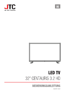 Bedienungsanleitung JTC GQ03D-CS32 Centauris 3.2 HD LED fernseher