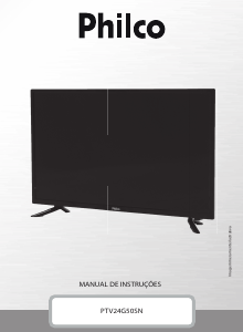 Manual Philco PTV24G50SN Televisor LED