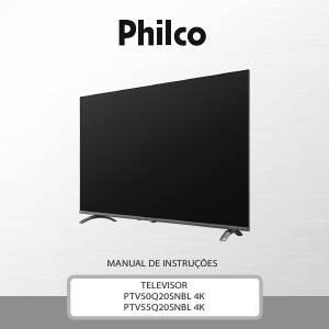 Manual Philco PTV55Q20SNBL Televisor LED