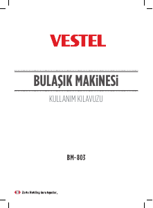 Kullanım kılavuzu Vestel BM-803 Bulaşık makinesi