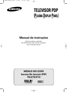 Manual Samsung PS-42V4S Televisor plasma