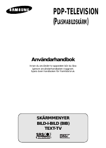 Bruksanvisning Samsung PS-42V4S Plasma TV