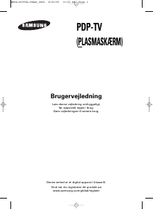 Brugsanvisning Samsung PS-42V6S Plasma TV