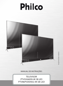 Manual Philco PTV55G60SN Televisor LED