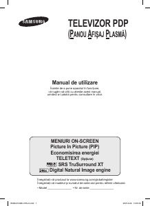Manual Samsung PS-50C62H Televizor plasma