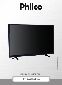 Manual Philco PTV40E20SNBL Televisor LED