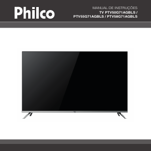 Manual Philco PTV50G71AGBLS Televisor LED