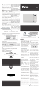 Manual Philco PMO23BB Micro-onda