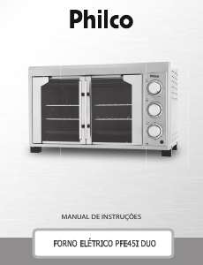 Manual Philco PFE45I Forno