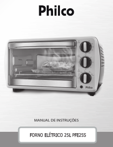 Manual Philco PFE25S Forno