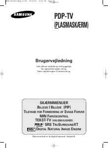 Brugsanvisning Samsung PS-50P4H1 Plasma TV