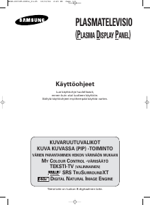 Käyttöohje Samsung PS-50P4H1 Plasmatelevisio