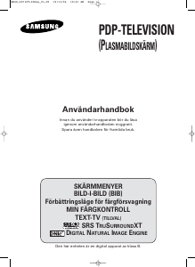 Bruksanvisning Samsung PS-50P4H1 Plasma TV