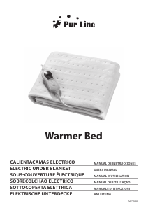 Manual Pur Line Warmer Bed Cobertor eléctrico
