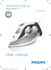 Manual Philips GC4922 PerfectCare Azur Iron