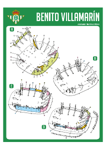 Kullanım kılavuzu Nanostad Estadio Benito Villamarin (Real Betis) 3D Puzzle