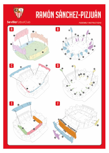Manual Nanostad Estadio Ramon Sanchez Pizjuan (Sevilla) Puzzle 3D