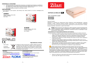 Instrukcja Zilan ZLN 4120 Koc elektryczny