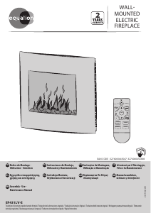 Instrukcja Equation EF431LV-E Kominek elektryczny