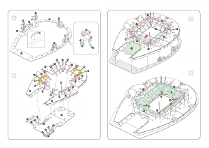 説明書 Nanostad Veltins Arena (Schalke 04) 3Dパズル