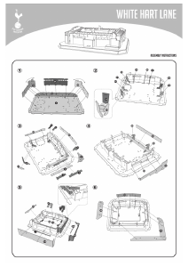 Manual Nanostad White Hart Lane (Tottenham Hotspur) Puzzle 3D