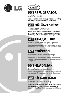 Használati útmutató LG GR-P247CKPV Hűtő és fagyasztó