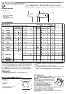 Handleiding Indesit MTWE 91484 WK EE Wasmachine