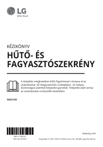 Használati útmutató LG GSLV70PZTM Hűtő és fagyasztó