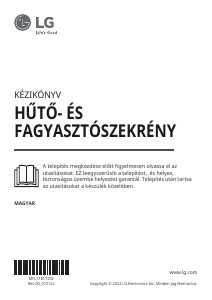 Használati útmutató LG GTBV36PZGKD Hűtő és fagyasztó