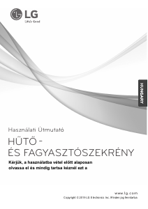 Használati útmutató LG GTP523DSCL Hűtő és fagyasztó
