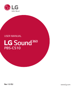 Handleiding LG PBS-C510 Luidspreker