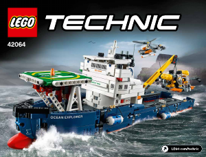 Manuál Lego set 42064 Technic Výzkumná oceánská loď
