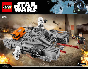 Bruksanvisning Lego set 75152 Star Wars Imperial assault hovertank
