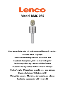 Handleiding Lenco BMC-085SI Karaokeset