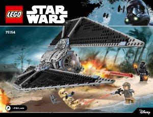 Manual Lego set 75154 Star Wars TIE Striker