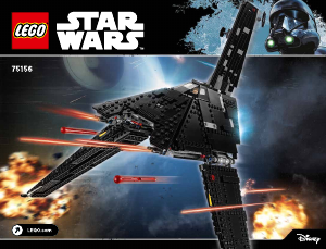 Manuale Lego set 75156 Star Wars Krennics Imperial shuttle