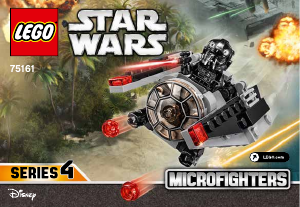 Manual Lego set 75161 Star Wars Microfighter TIE Striker