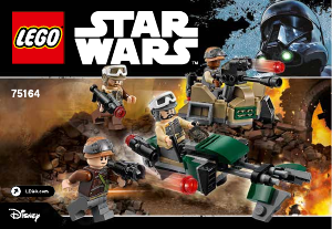 Kullanım kılavuzu Lego set 75164 Star Wars Rebel trooper çarpışma seti