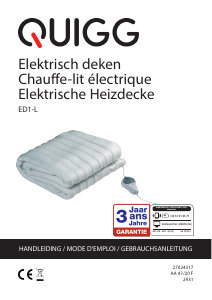Handleiding Quigg ED1-L Elektrische deken