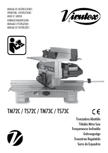 Manuale Virutex TS72C Troncatrice
