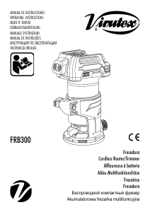 Manual de uso Virutex FRB300 Fresadora de superficie