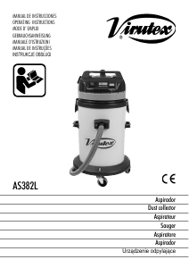 Mode d’emploi Virutex AS382L Aspirateur