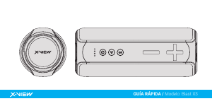 Manual de uso X-View Blast X3 Altavoz