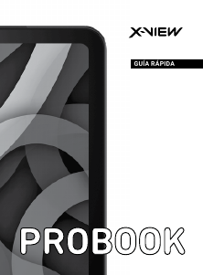 Manual de uso X-View Quantum Probook Tablet