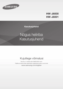 Kasutusjuhend Samsung HW-J6000 Kõlar