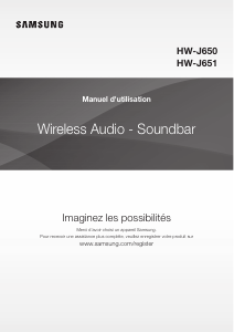 Manual de uso Samsung HW-J650 Altavoz