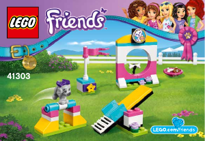 Kullanım kılavuzu Lego set 41303 Friends Yavru köpek oyun parkı