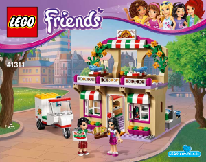 Manual Lego set 41311 Friends Heartlake pizzeria